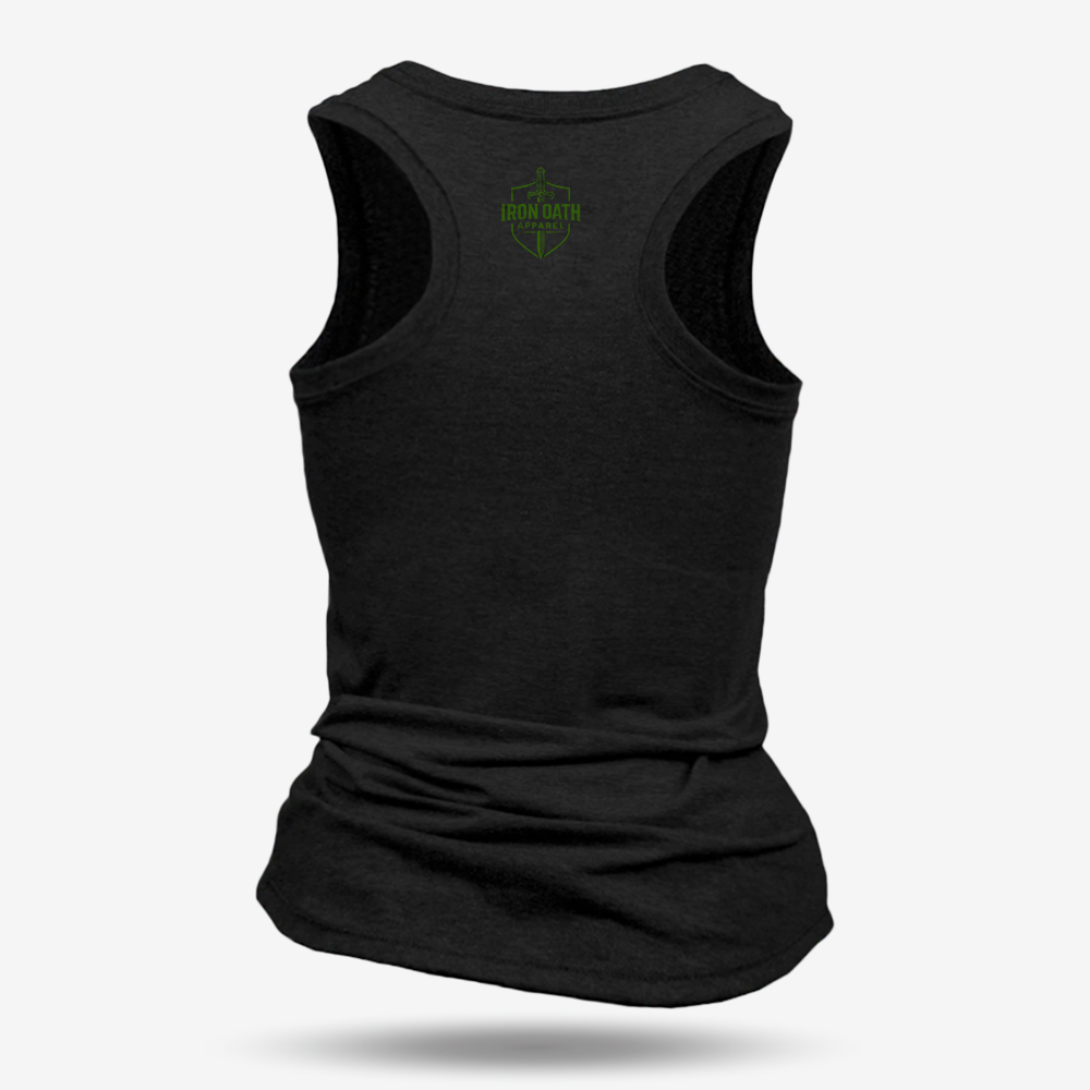 Emerald Oath Flag Women's Racerback Tank