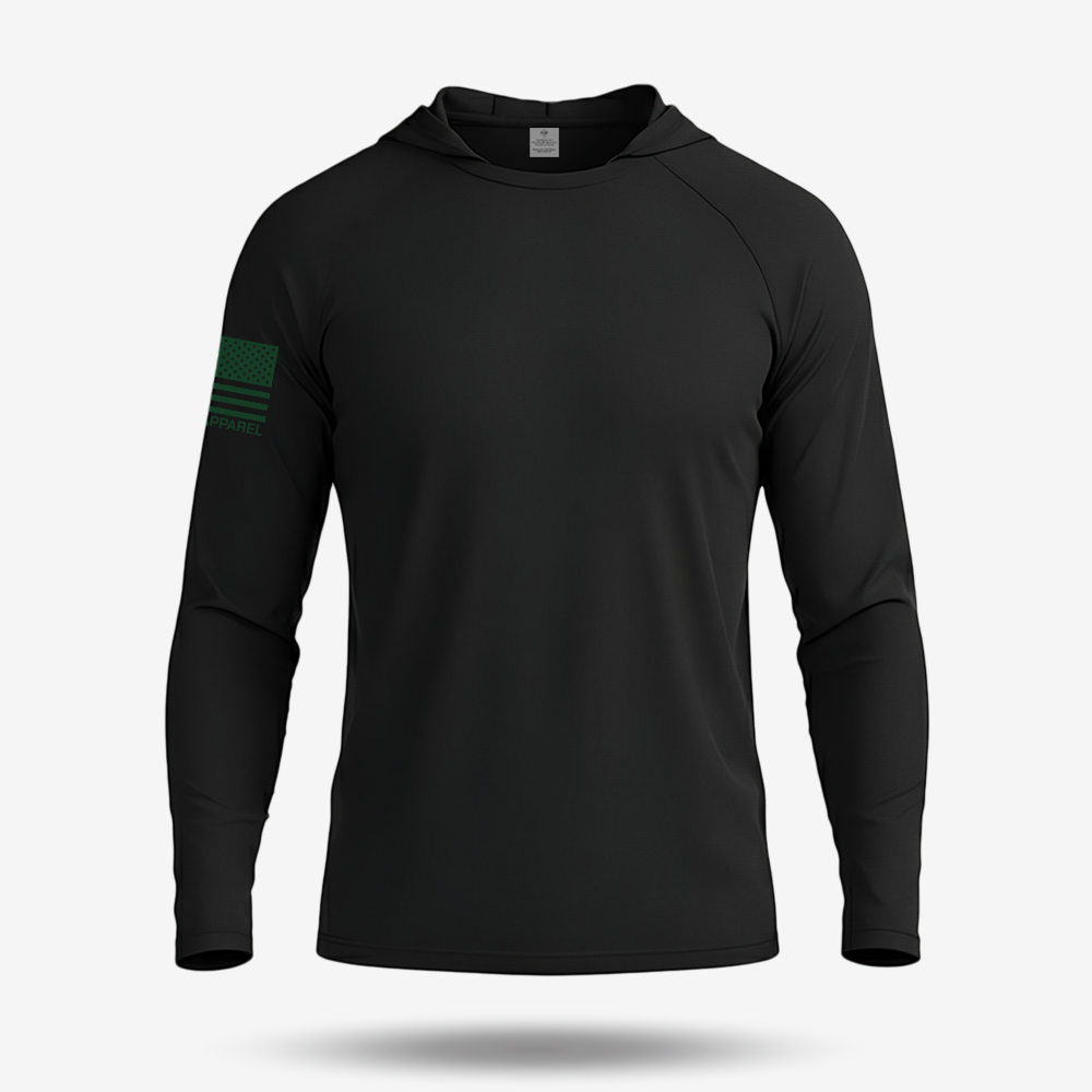 Emerald Oath Flag Lightweight Hoodie