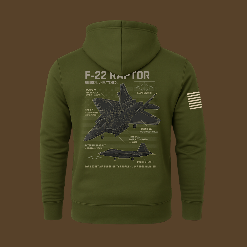 F-22 Schematic Hoodie