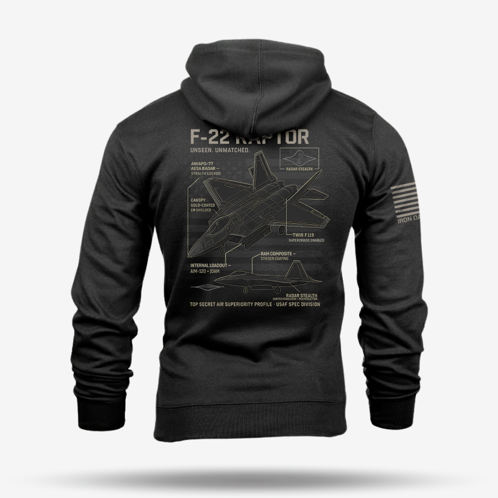 F-22 Schematic Hoodie