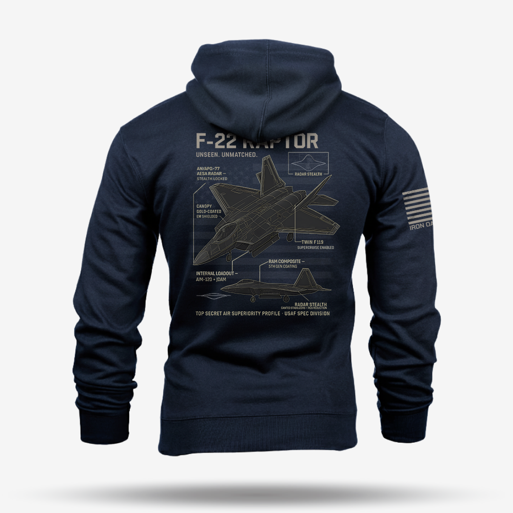 F-22 Schematic Hoodie