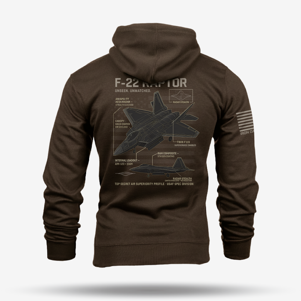 F-22 Schematic Hoodie