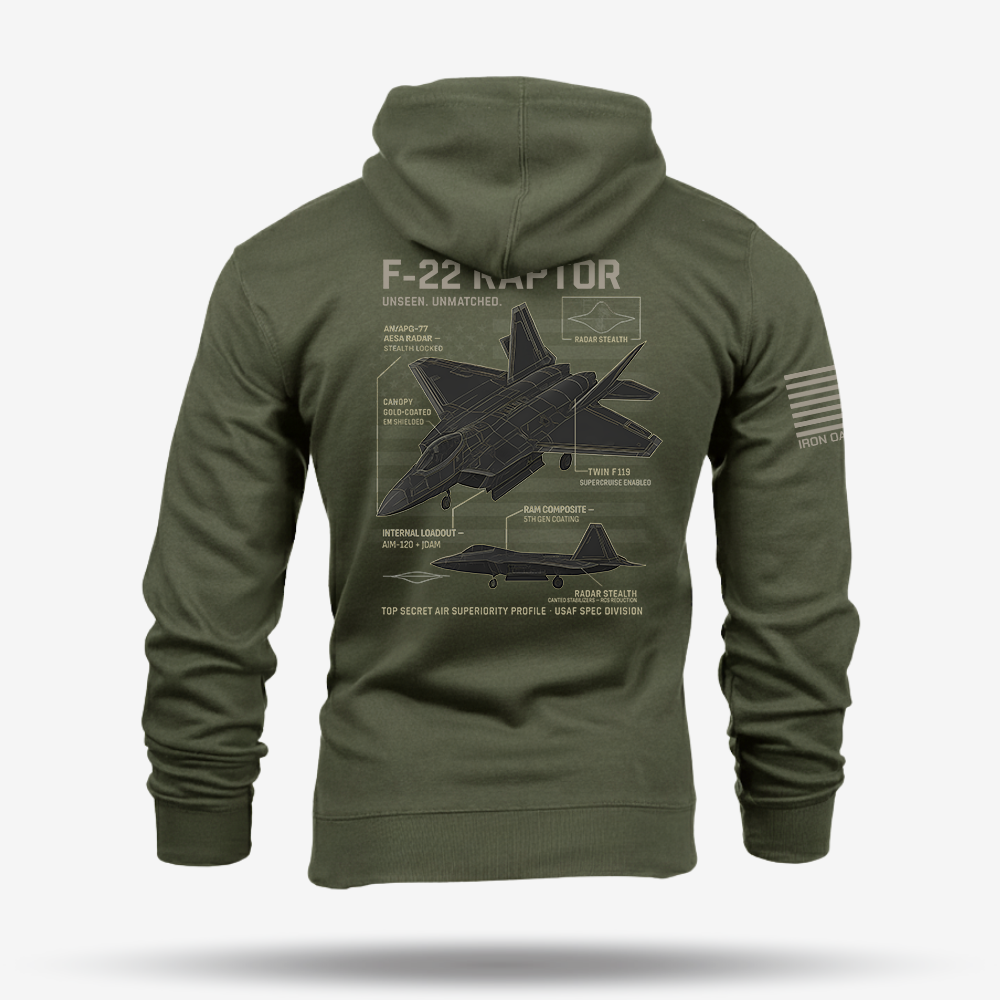 F-22 Schematic Hoodie