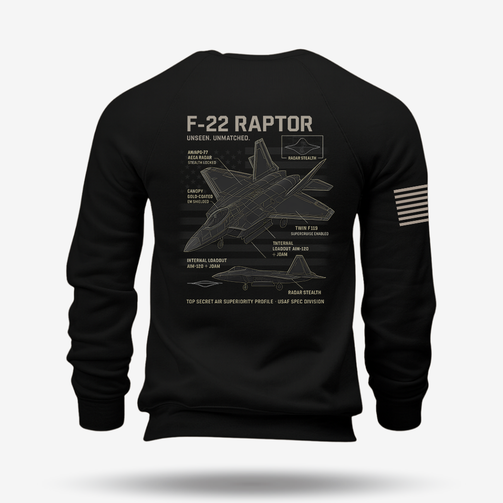 F-22 Schematic Sweatshirt