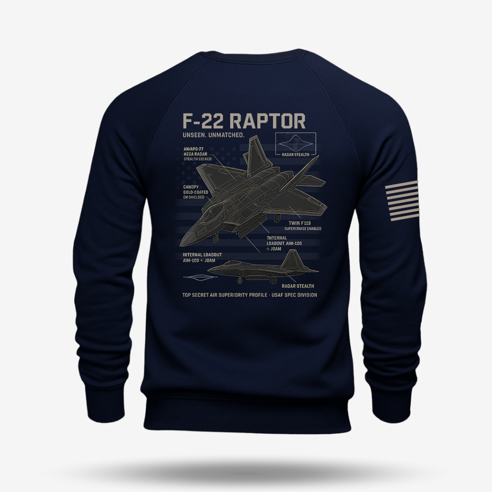 F-22 Schematic Sweatshirt