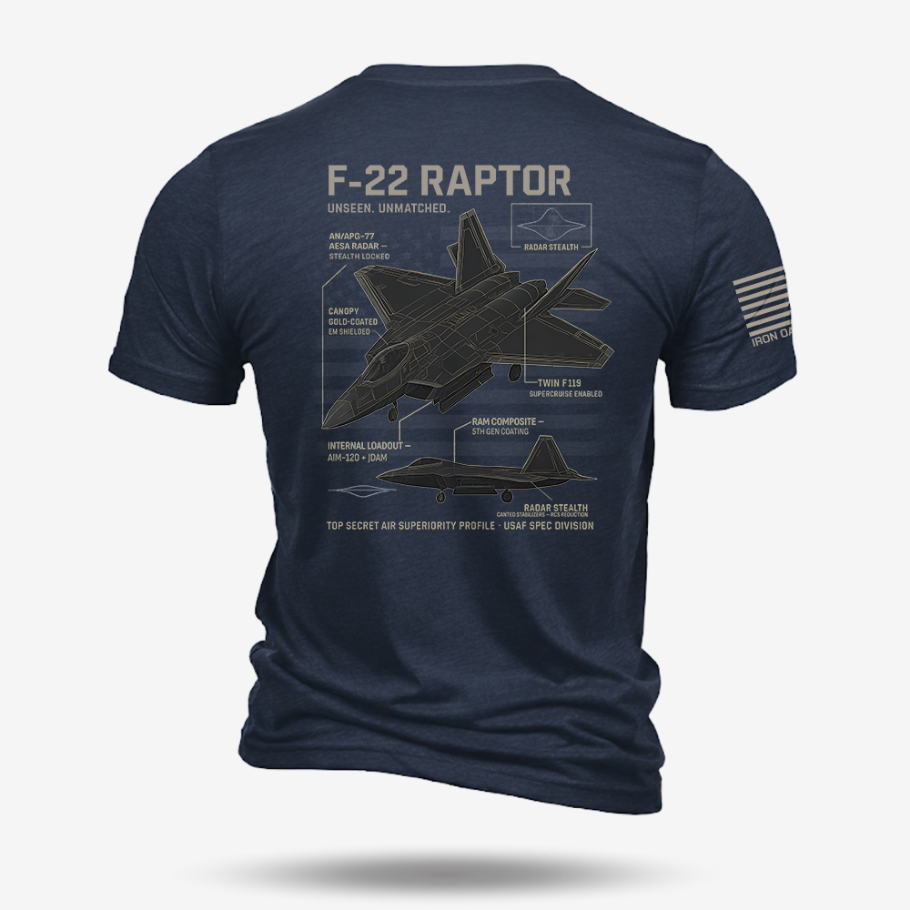 F-22 Schematic T Shirt