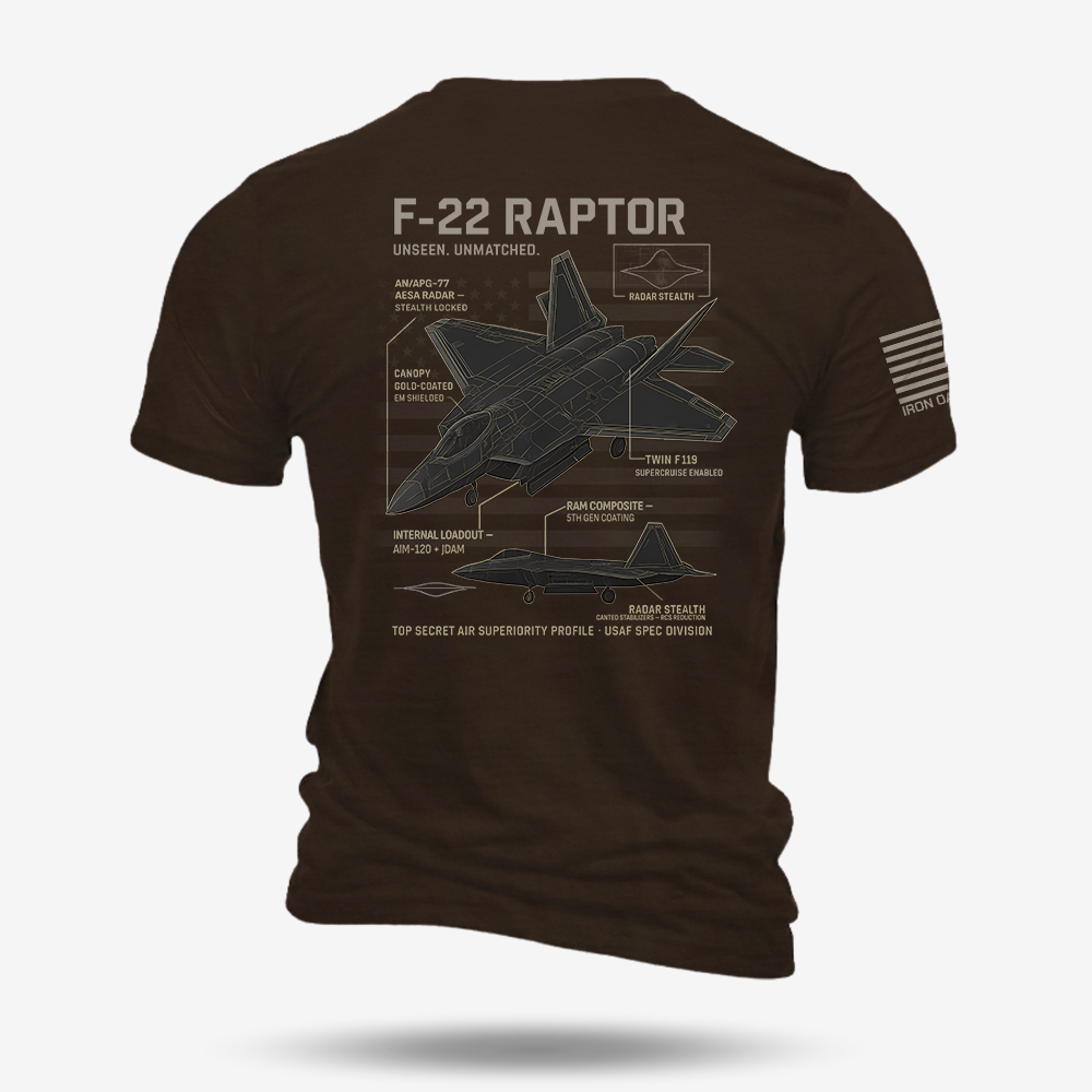 F-22 Schematic T Shirt