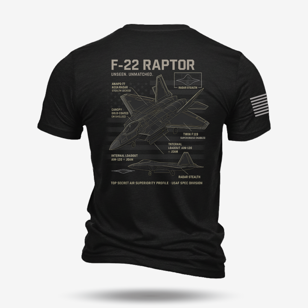 F-22 Schematic T Shirt
