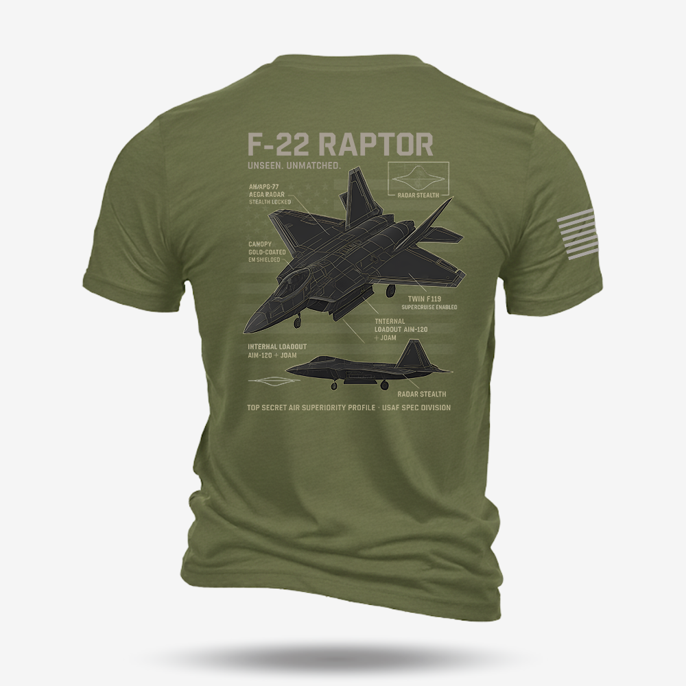 F-22 Schematic T Shirt