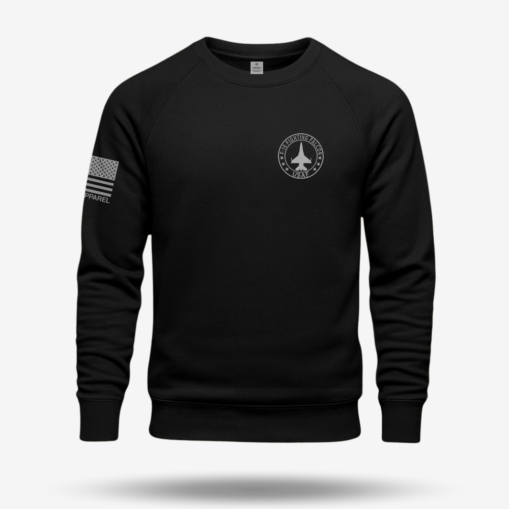 F-16 Fighting Falcon Schematic Sweatshirt