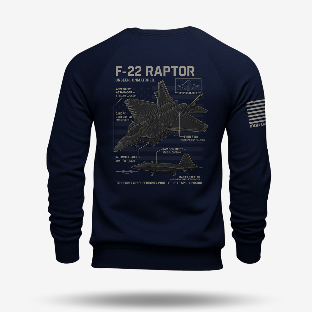 F-22 Schematic Sweatshirt