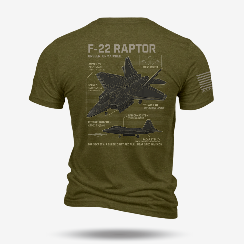 F-22 Schematic T Shirt