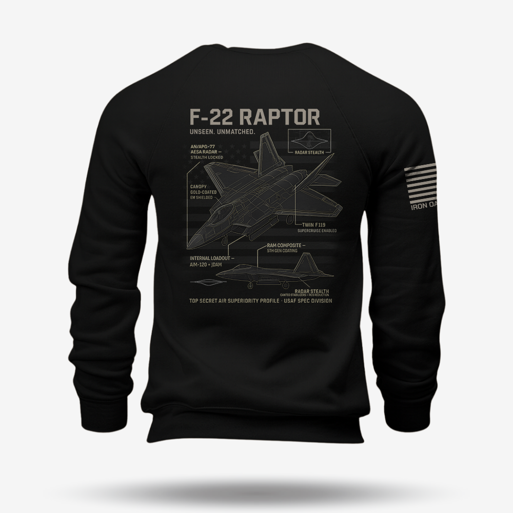 F-22 Schematic Sweatshirt