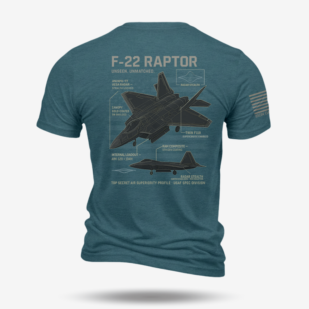 F-22 Schematic T Shirt