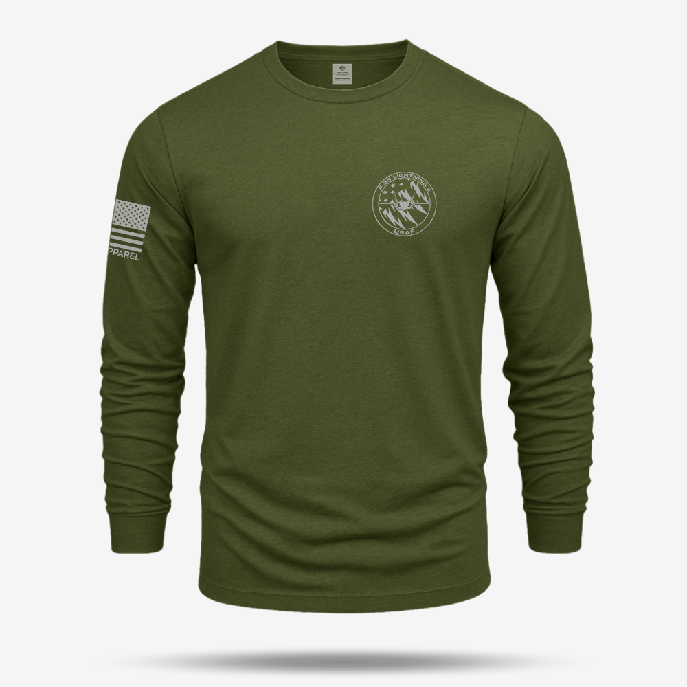 F-35 Lightning II Schematic Long Sleeve
