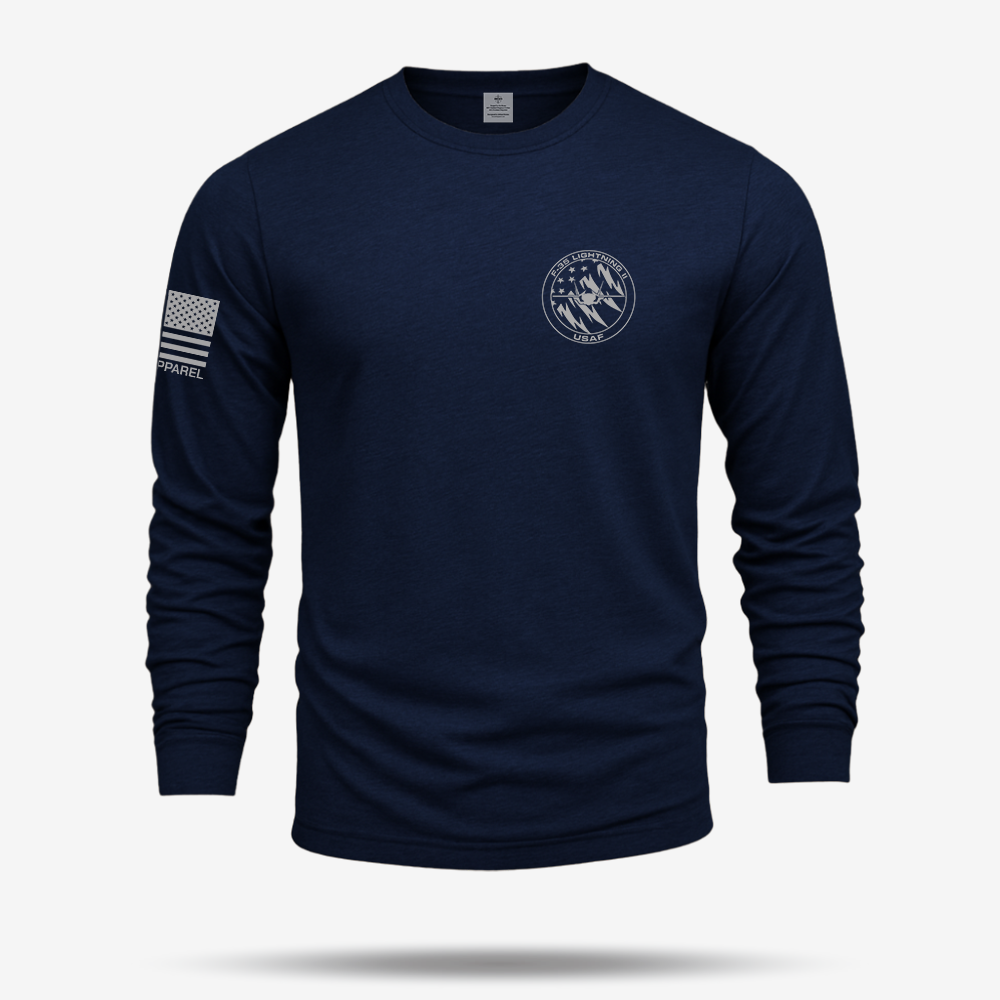 F-35 Lightning II Schematic Long Sleeve