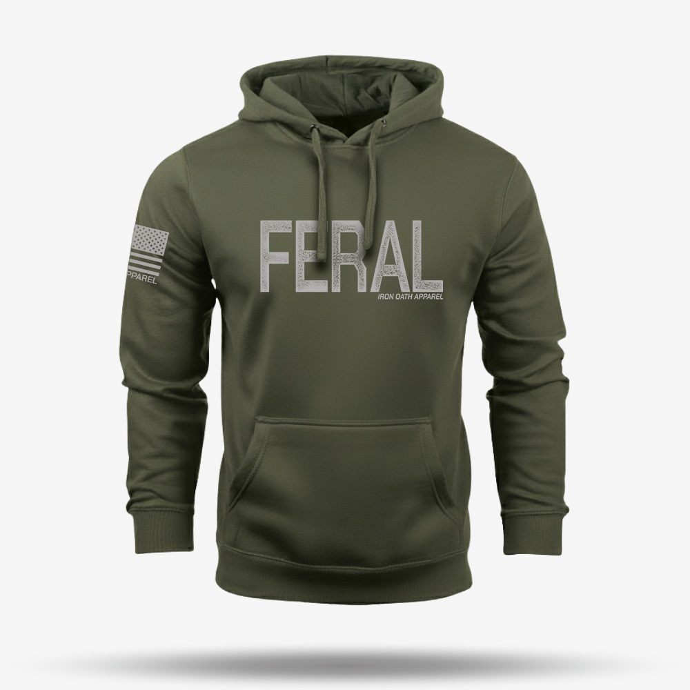 Feral Distressed Hoodie