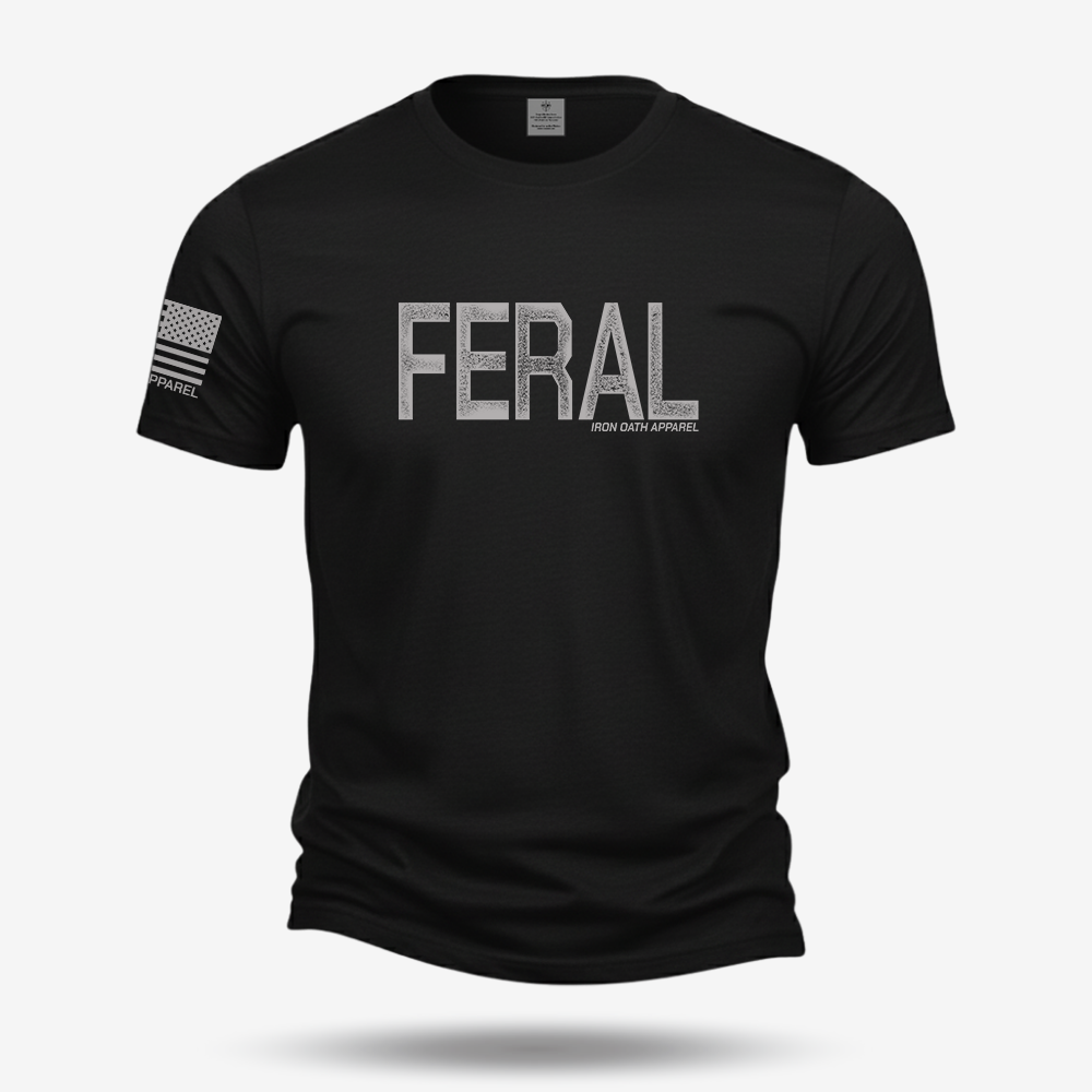 Feral Distressed T Shirt
