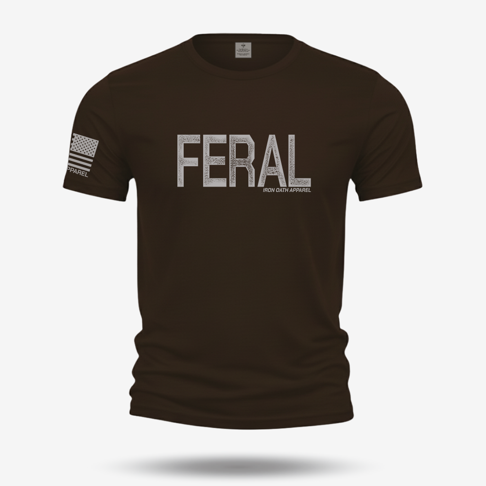 Feral Distressed T Shirt