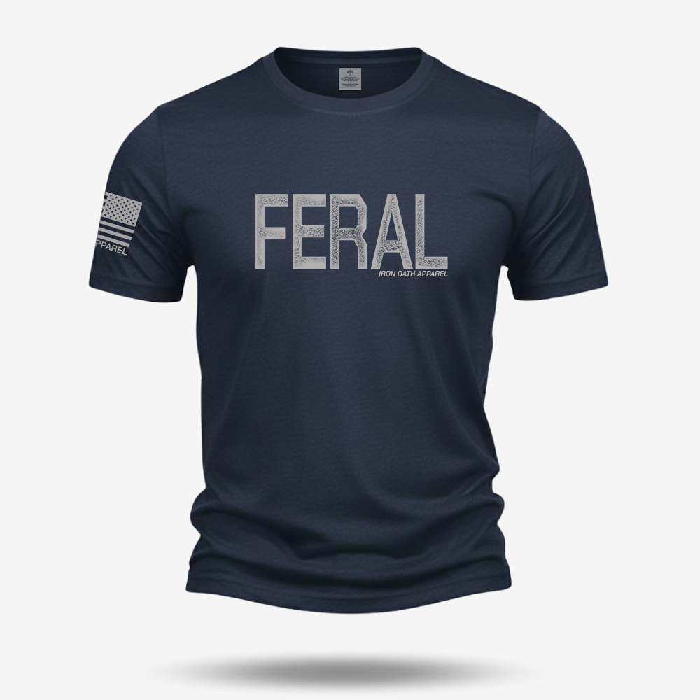 Feral Distressed T Shirt