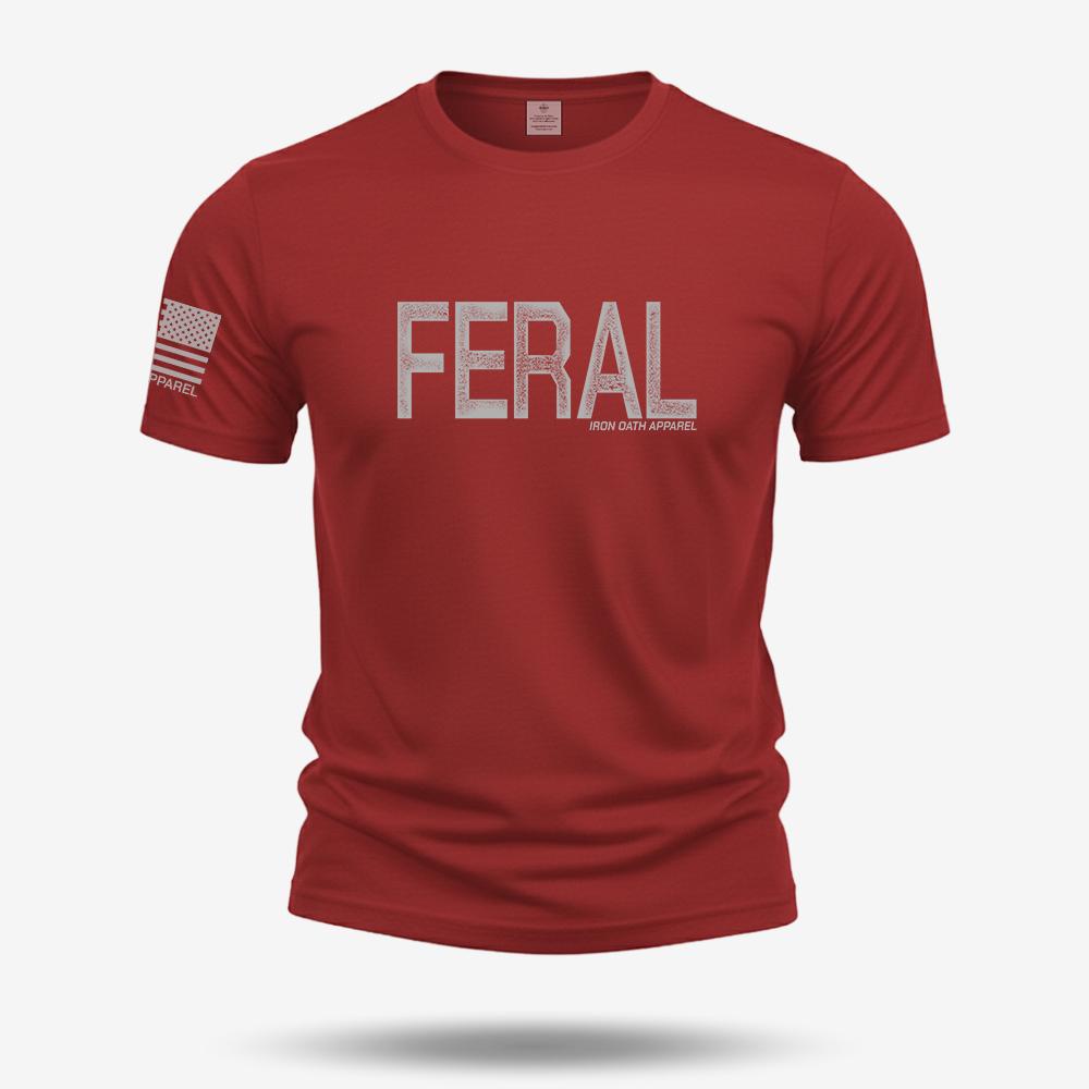Feral Distressed T Shirt