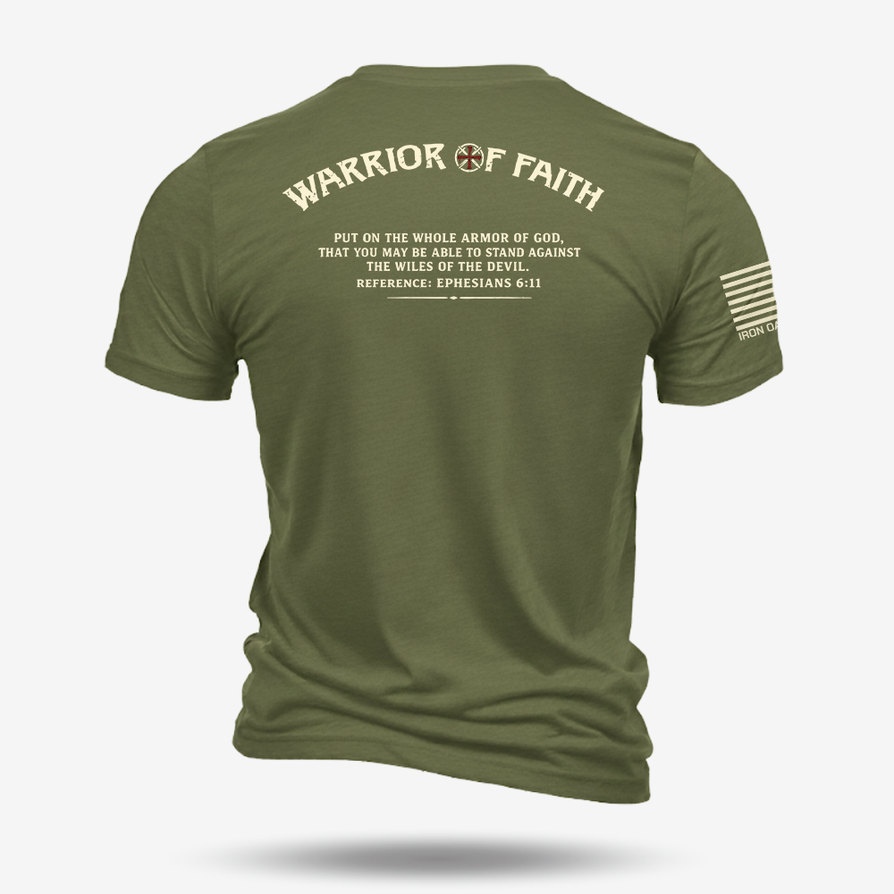 Faith Warrior Crest T Shirt