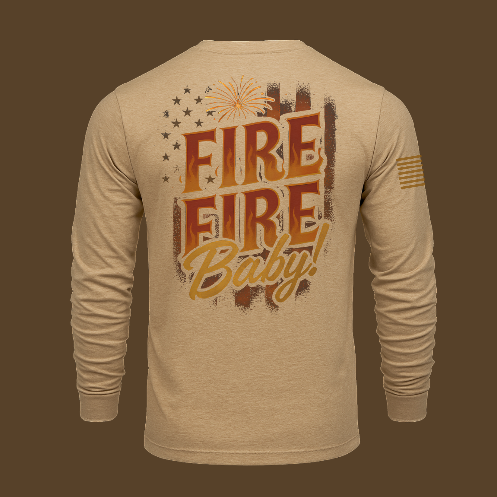 Fire Fire, Baby Long Sleeve