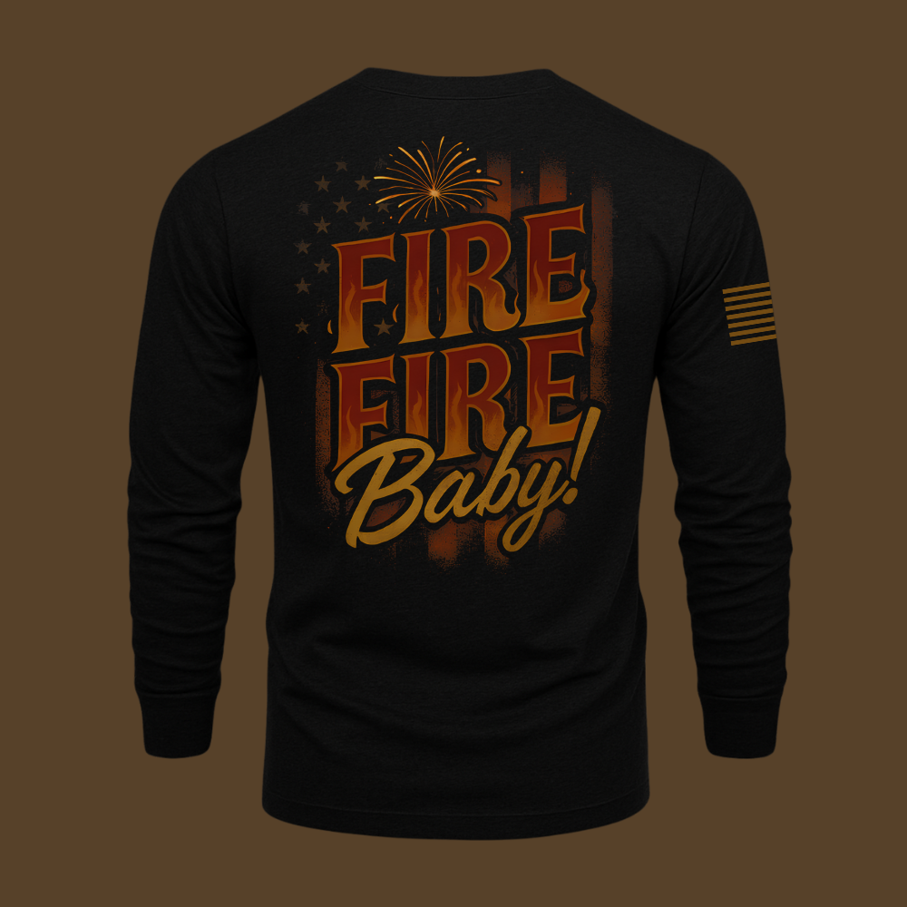 Fire Fire, Baby Long Sleeve