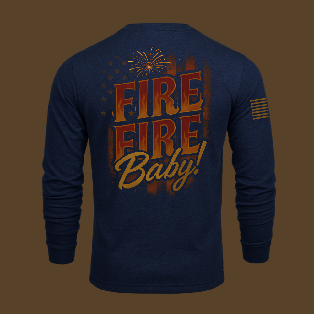 Fire Fire, Baby Long Sleeve