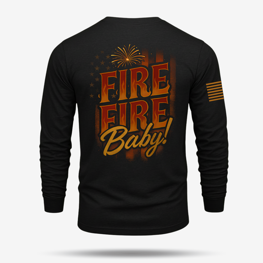 Fire Fire, Baby Long Sleeve