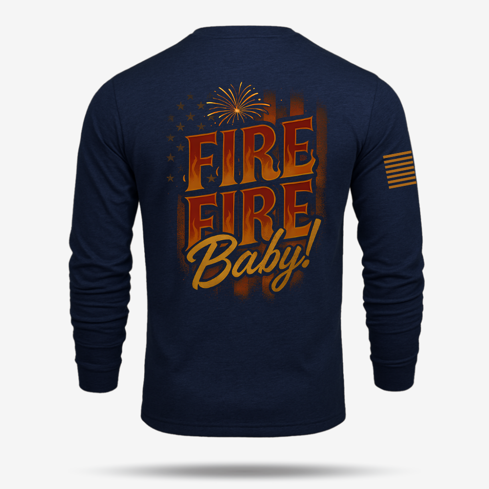 Fire Fire, Baby Long Sleeve