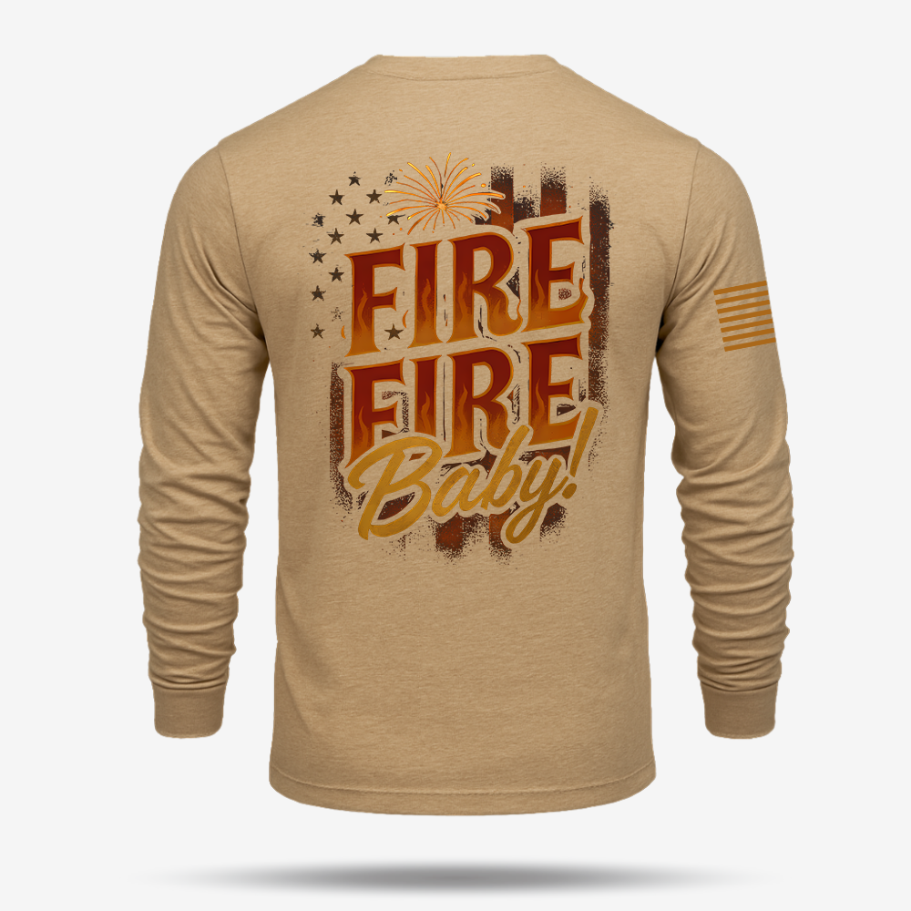 Fire Fire, Baby Long Sleeve