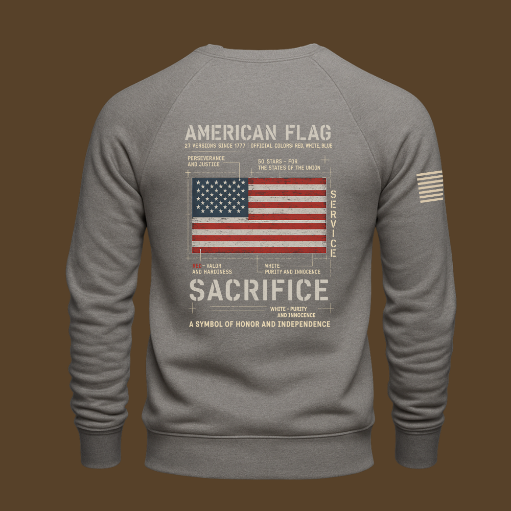 American Flag Sweatshirt