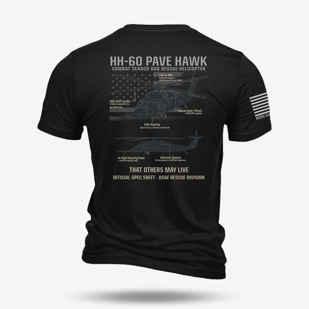 HH-60 PAVE HAWK Schematic T Shirt
