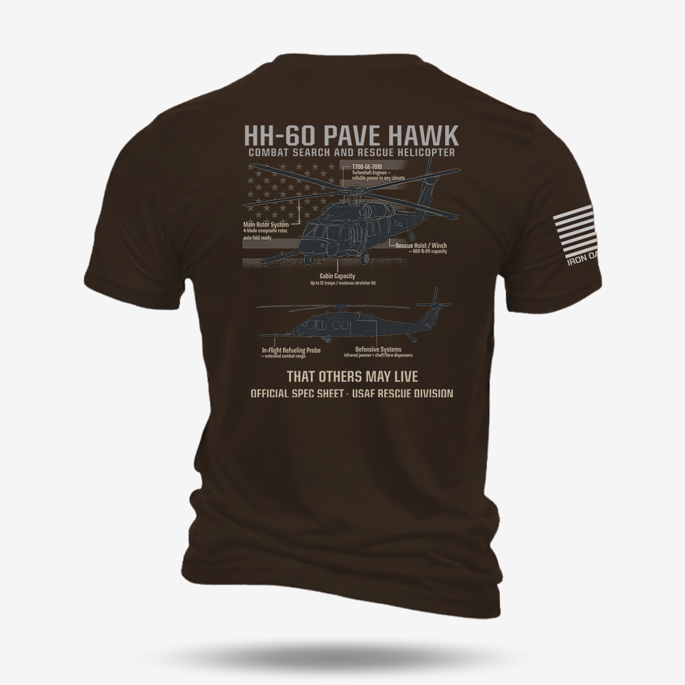 HH-60 PAVE HAWK Schematic T Shirt