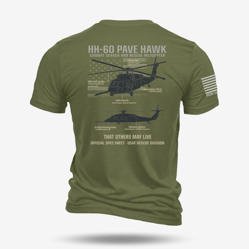 HH-60 PAVE HAWK Schematic T Shirt