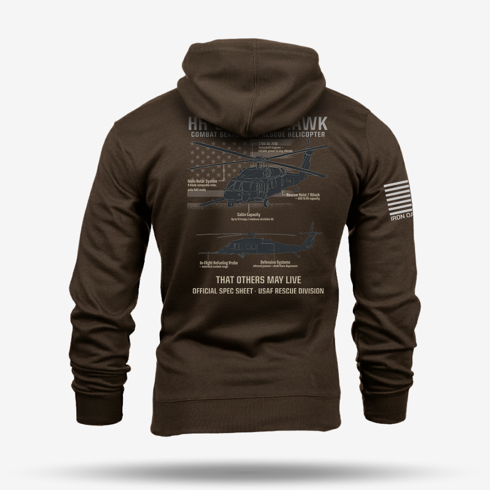 HH-60 PAVE HAWK Schematic Hoodie