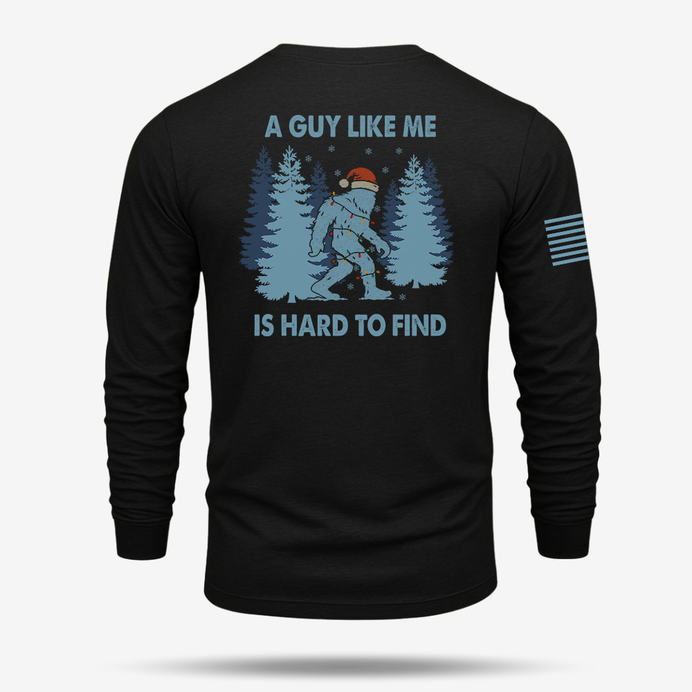 Hard To Find Christmas Bigfoot Long Sleeve