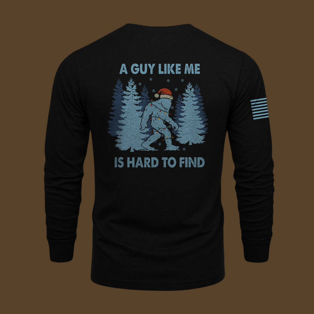 Hard To Find Christmas Bigfoot Long Sleeve