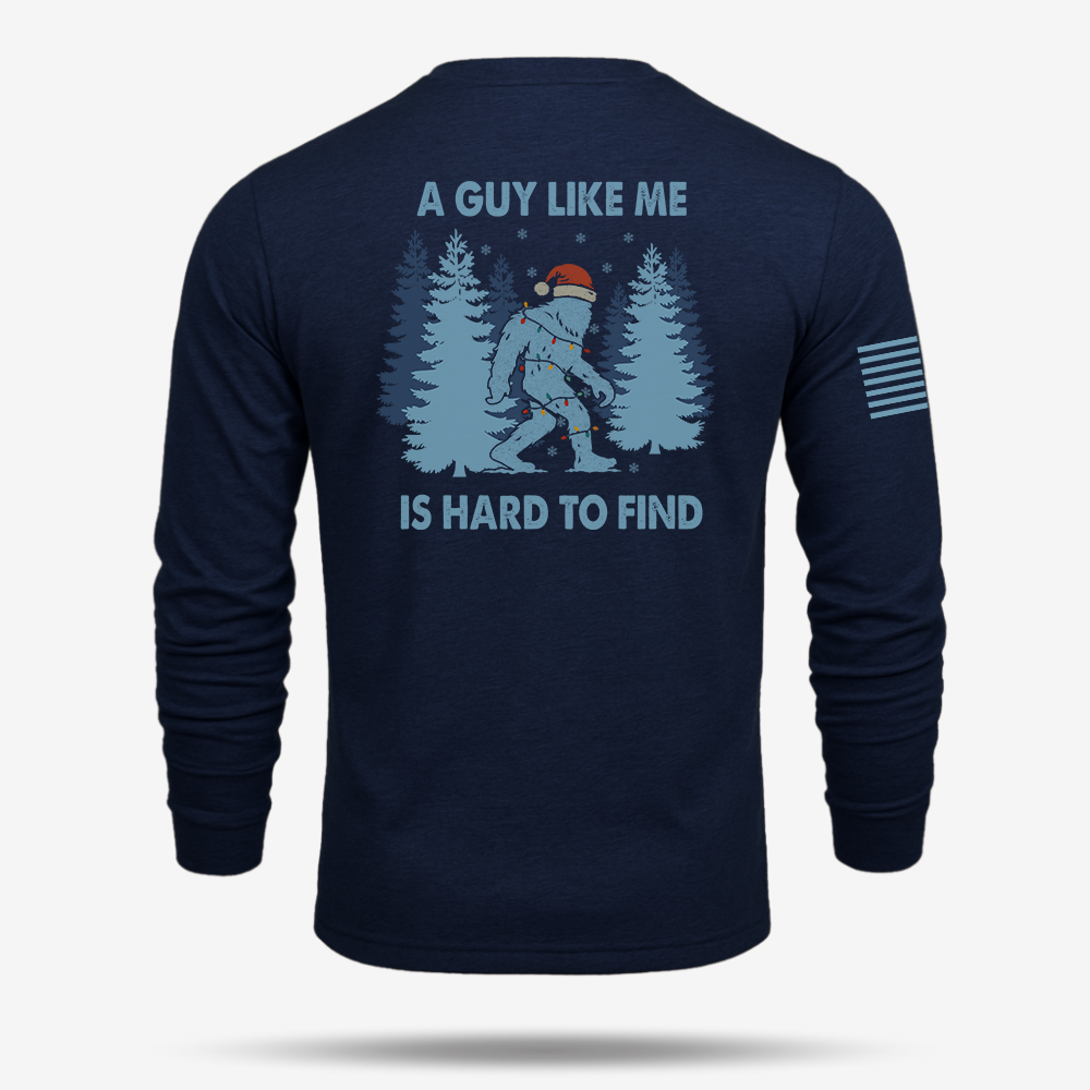 Hard To Find Christmas Bigfoot Long Sleeve