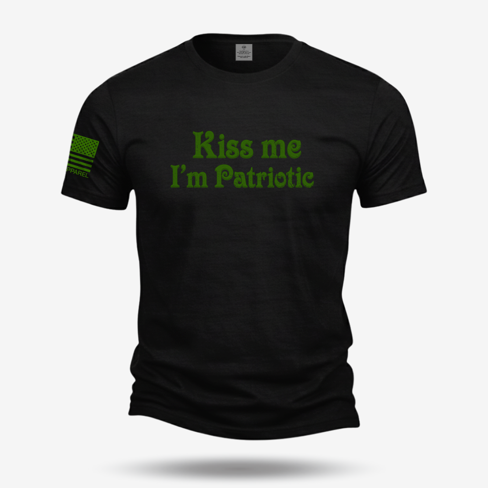 Kiss Me I'm Patriotic T Shirt