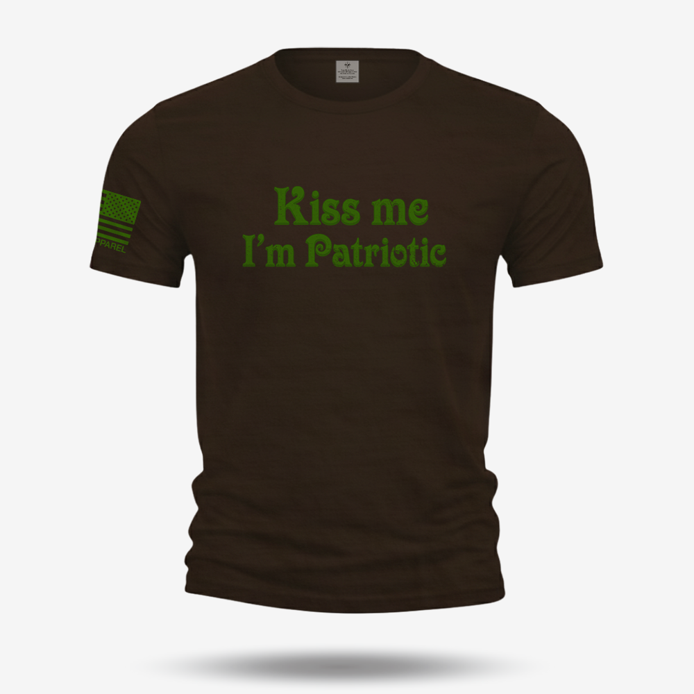 Kiss Me I'm Patriotic T Shirt