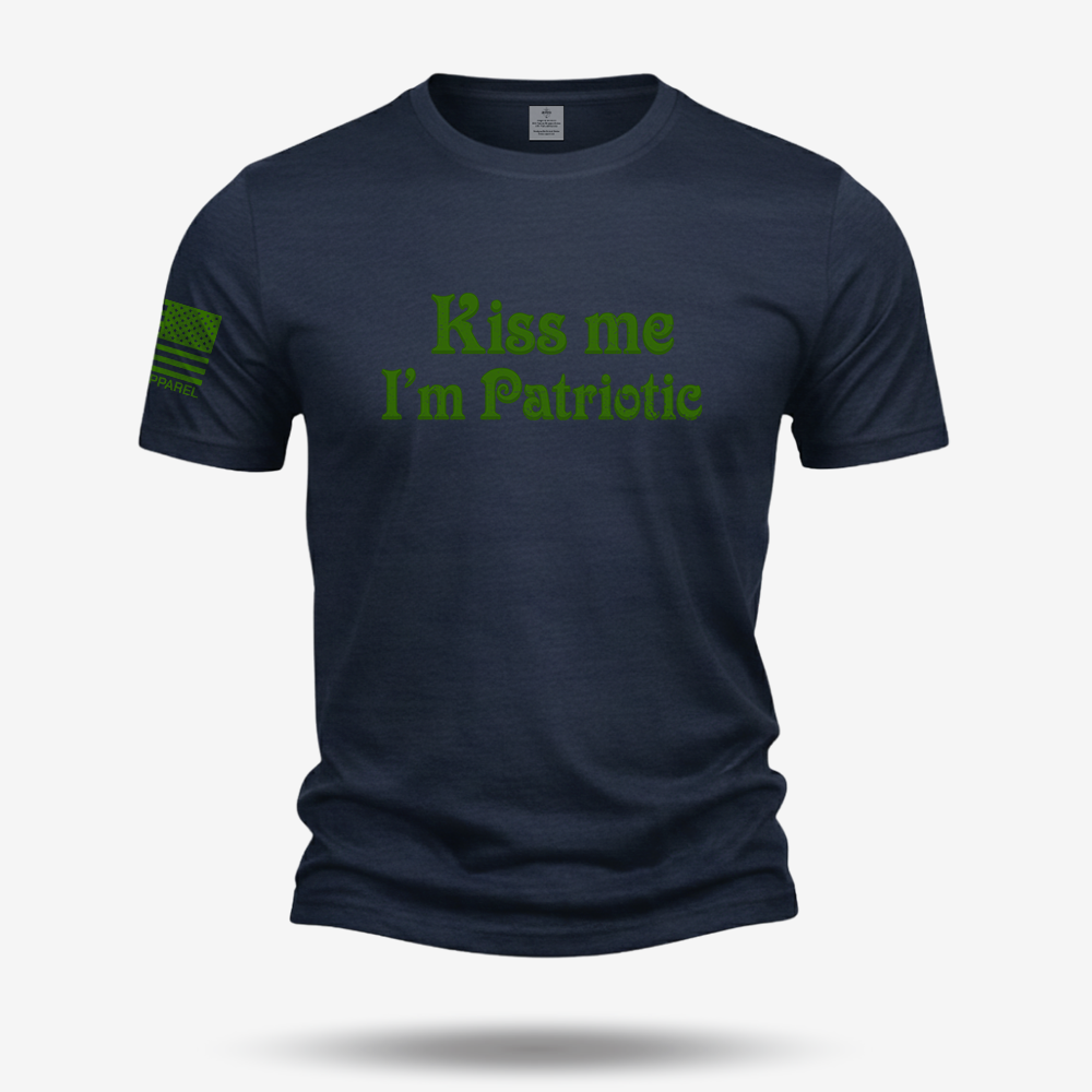 Kiss Me I'm Patriotic T Shirt