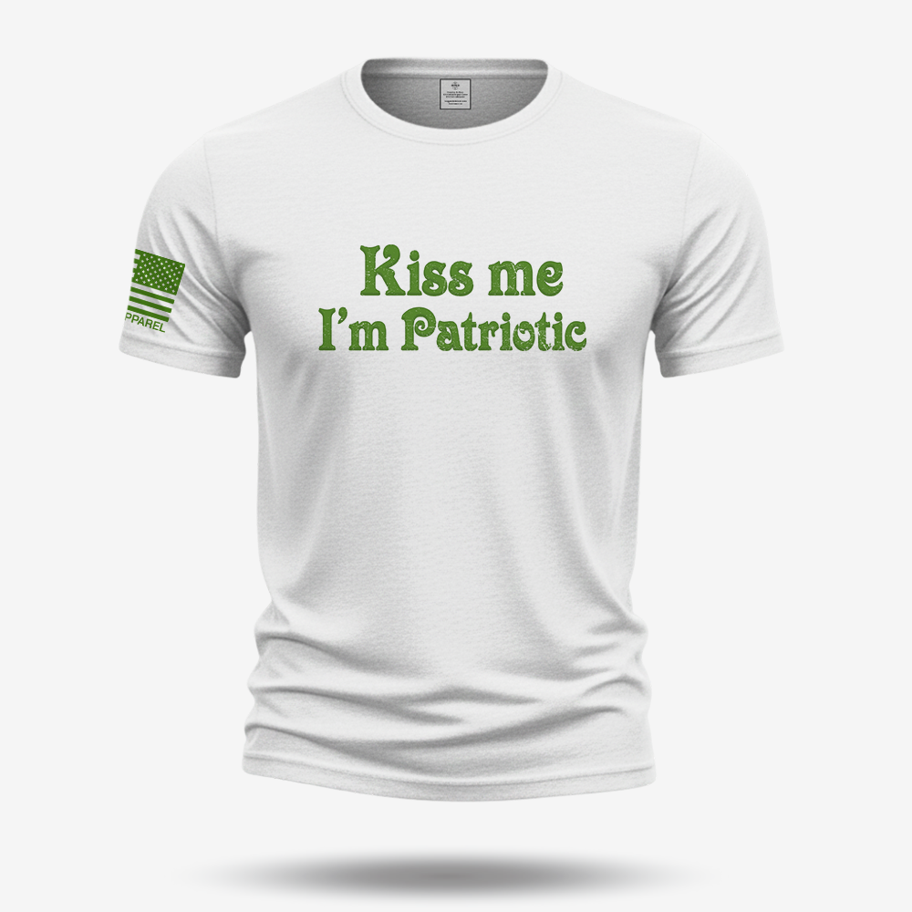 Kiss Me I'm Patriotic T Shirt
