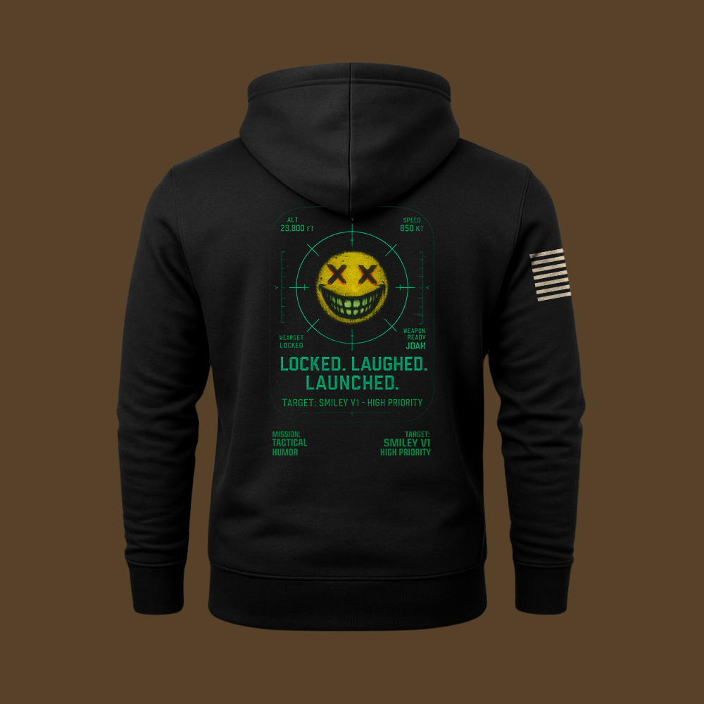 Locked. Laughed. Launched Hoodie