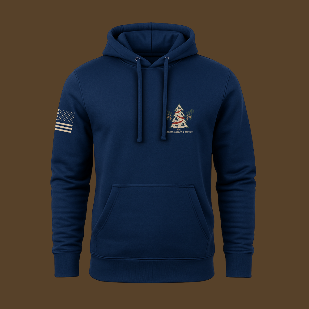 Locked, Loaded & Festive Hoodie