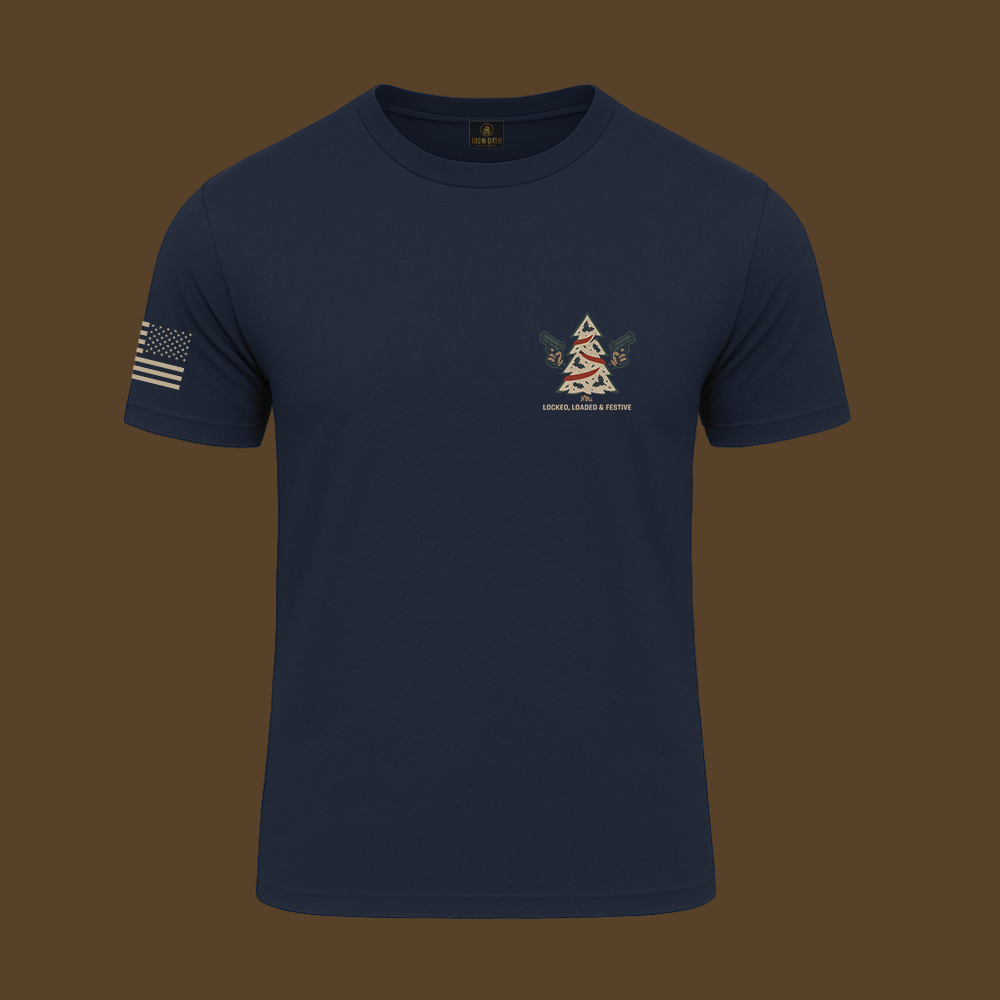 Locked, Loaded & Festive T Shirt