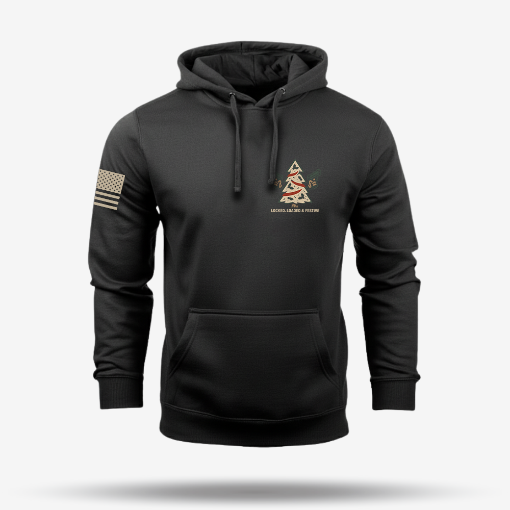 Locked, Loaded & Festive Hoodie