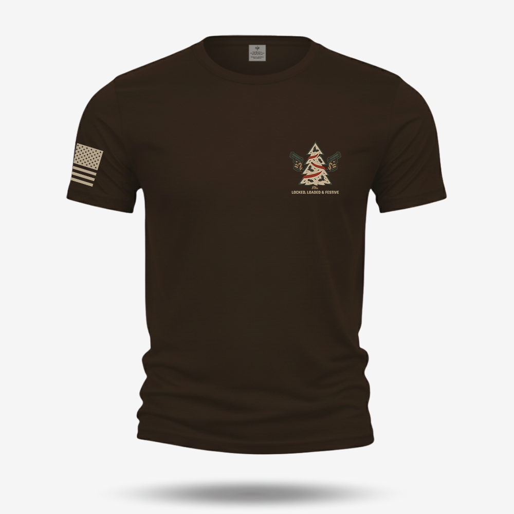Locked, Loaded & Festive T Shirt