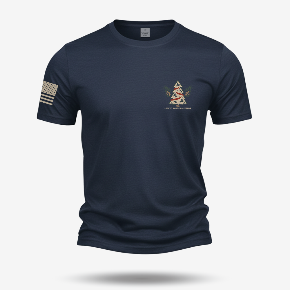Locked, Loaded & Festive T Shirt